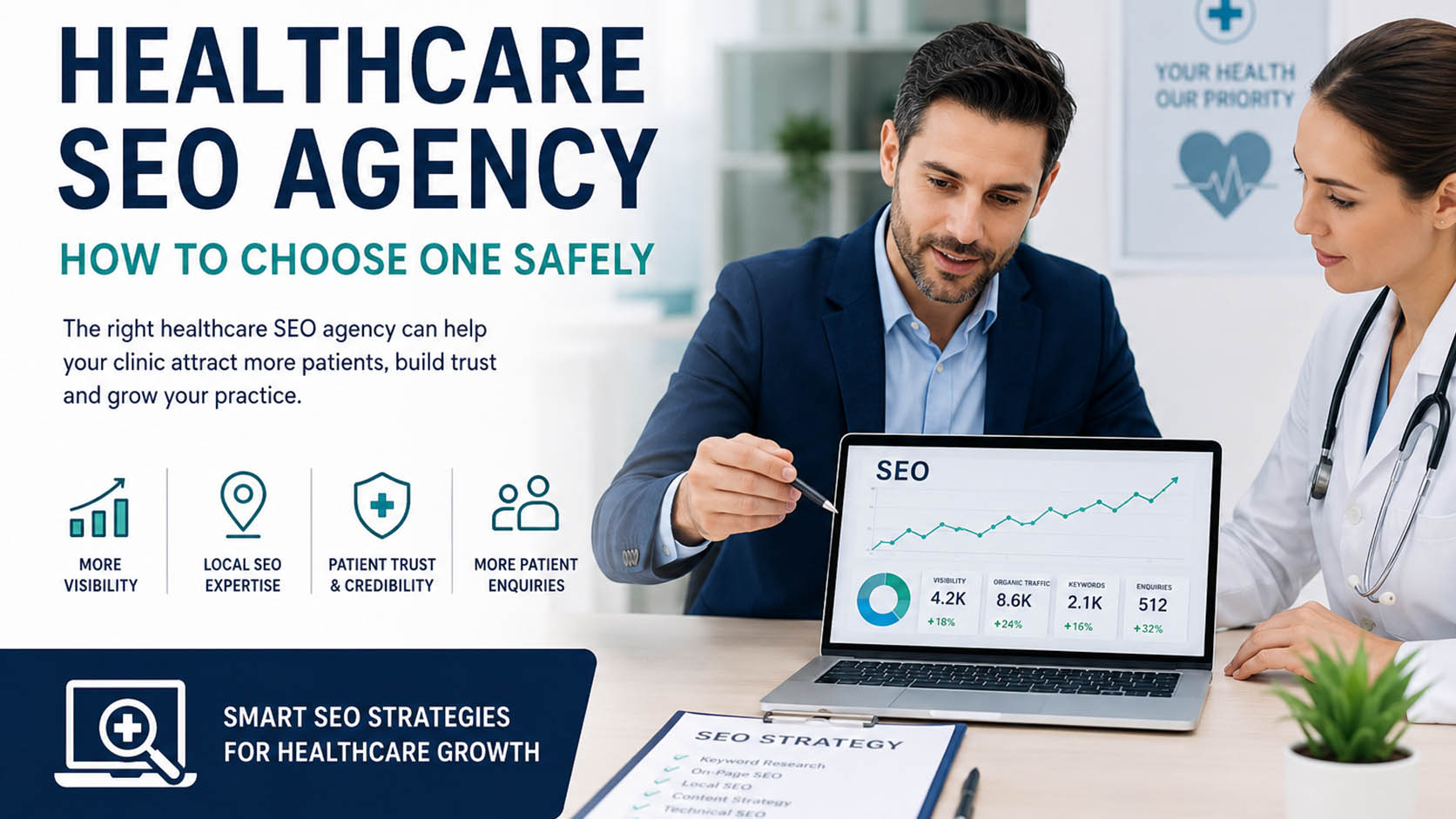 Healthcare SEO agency strategy for clinics and medical providers